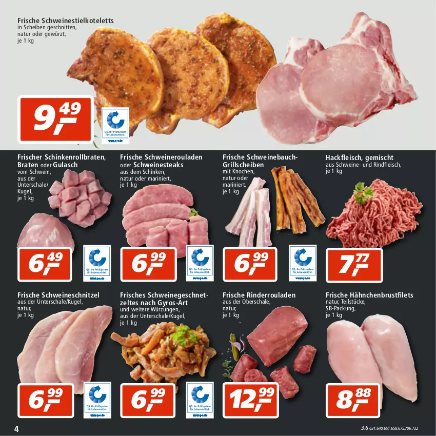 Aktueller Prospekt Real - von 01.08 bis 06.08.2022 - strona 4 - produkty: Bau, braten, brustfilet, eis, filet, filets, fleisch, Frische Hähnchen, geschnetzeltes, gewürz, grill, gulasch, gyros, hackfleisch, hähnchenbrust, hähnchenbrustfilet, kotelett, Kugel, natur, nero, Nestea, rind, rinder, Rinderroulade, rinderrouladen, rindfleisch, rollbraten, rouladen, Schal, Schale, schinken, schnitten, schnitzel, schwein, schweine, Schweinebauch, Schweineroulade, schweineschnitzel, steak, steaks, Ti, wein, weine, Zelt