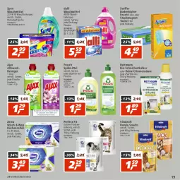 Gazetka promocyjna Real - Gazetka - ważna od 06.08 do 06.08.2022 - strona 19 - produkty: ajax, allzweckreiniger, bio, Bodentücher, dalli, eis, elle, entkalker, flasche, Frosch, heitmann, kraft, küche, Küchen, küchenrolle, küchenrollen, Perfect Fit, reiniger, reis, Schnellentkalker, snack, snacks, spee, spülmittel, staubmagnet, swiffer, Trockennahrung, tücher, vita, vitakraft, waschmittel, weck, zewa