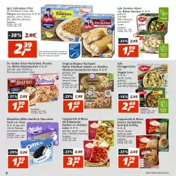 Gazetka promocyjna Real - Gazetka - ważna od 06.08 do 06.08.2022 - strona 8 - produkty: à la bordelaise, backfisch, beutel, bordelaise, brot, cola, coppenrath, Dr. Oetker, eis, elle, fertiggericht, fertiggerichte, filegro, filet, fisch, fische, Fischer, flammkuchen, gin, Goldstücke, iglo, Käse, kuchen, kuchenliebe, lamm, milka, mondelez, Ofen, ofen-backfisch, oreo, original wagner, pizza, rahm-gemüse, reis, ristorante, rustipani, salami, Schere, schlemmer-filet, swirl, Ti, veggie, Veggie Love, wagner