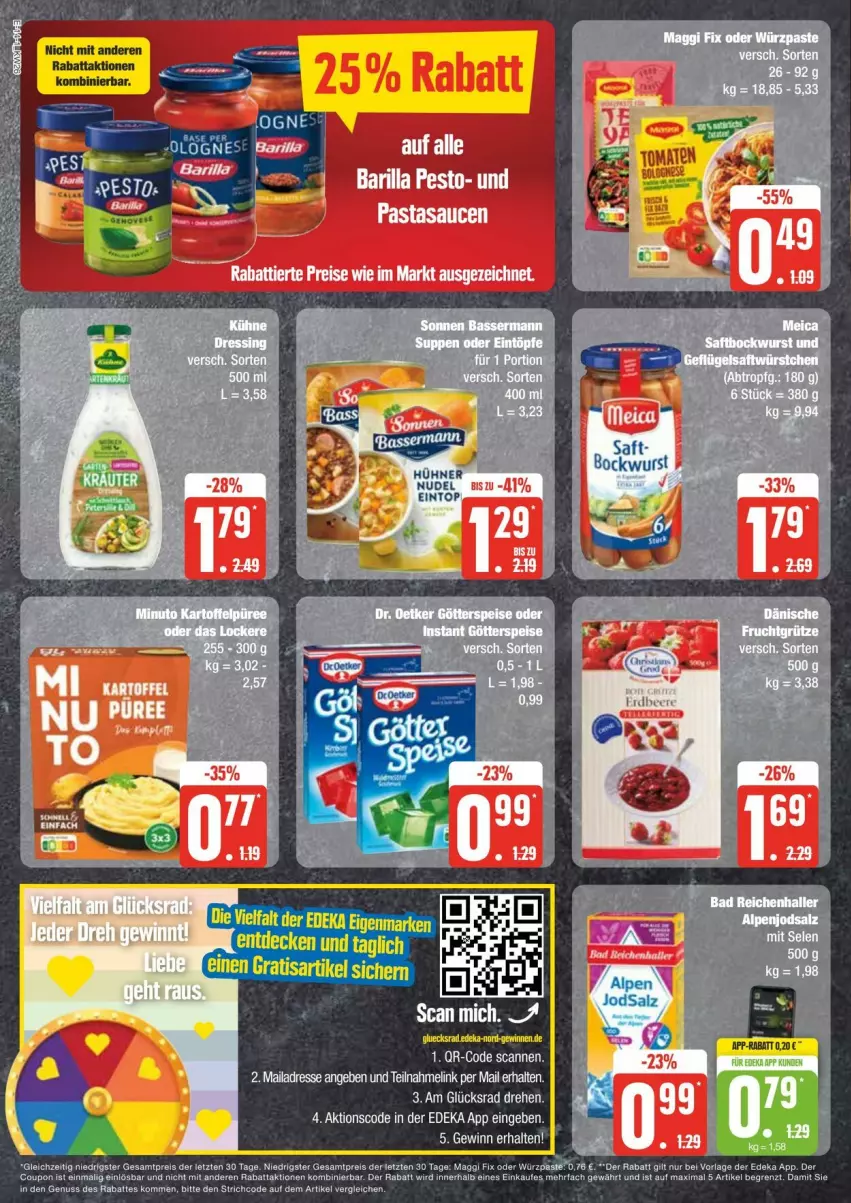 Aktueller Prospekt Edeka - Prospekte - von 22.06 bis 29.06.2024 - strona 14 - produkty: Bad, beere, bockwurst, coupon, decke, deka, ente, erdbeere, maggi, maggi fix, nuss, saft, tee, tepro, Ti, wurst