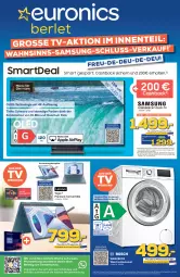 Gazetka promocyjna Berlet - Markt ändern > - Gazetka - ważna od 10.09 do 10.09.2023 - strona 1 - produkty: auto, dell, eis, fisch, fische, K2, leds, lenovo, LG, Mode, Oled-TV, reis, Samsung, Samsung TV, Spezi, Spiele, Ti, tisch, vorteilspreis, waschvollautomat, Yo