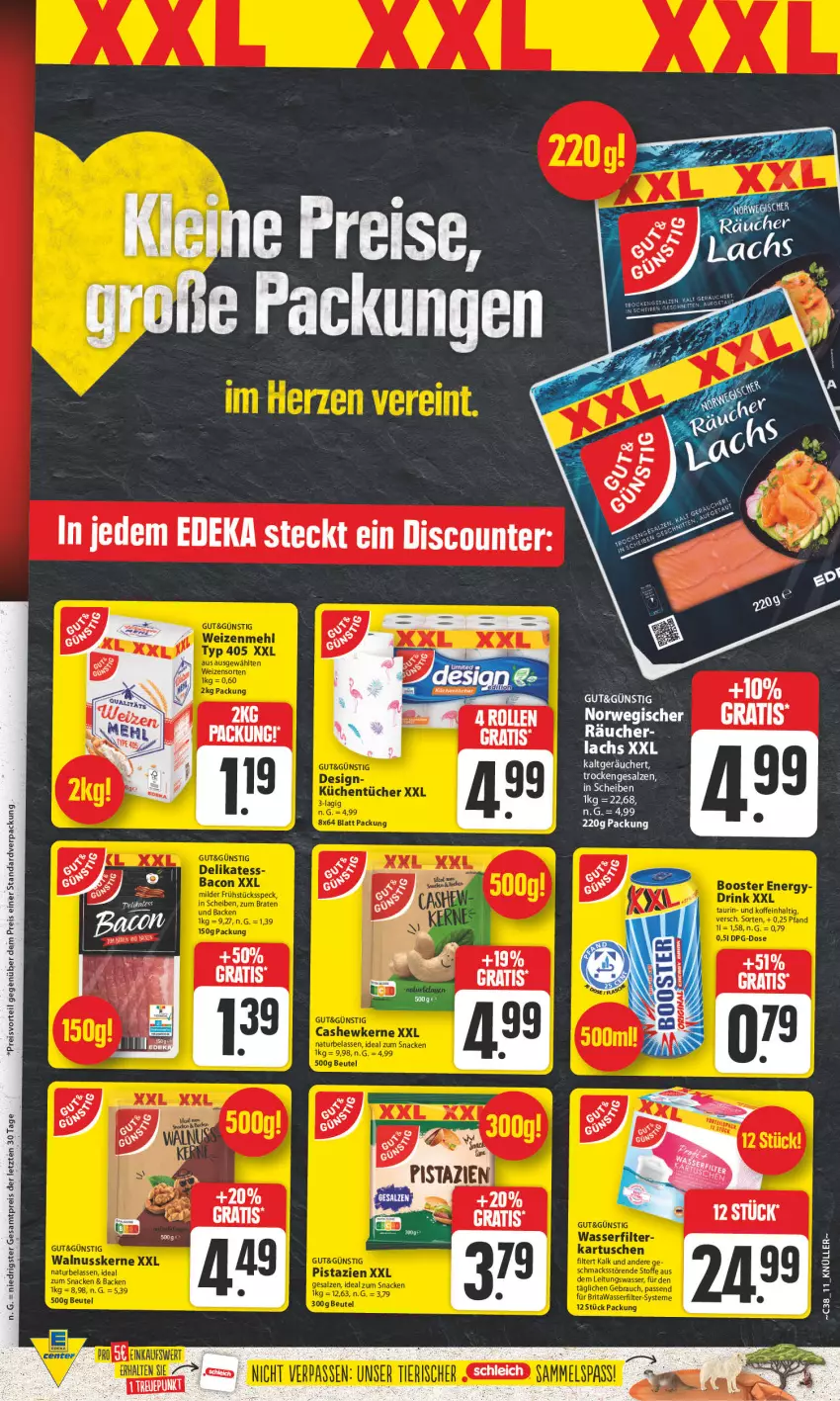 Aktueller Prospekt Edeka - Angebote der Woche - von 18.09 bis 23.09.2023 - strona 11 - produkty: eis, lachs, leine, preisvorteil, reis, salz, Ti, ZTE