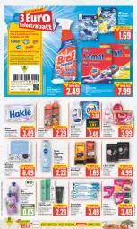 Gazetka promocyjna Edeka - Angebote der Woche - Gazetka - ważna od 23.09 do 23.09.2023 - strona 17 - produkty: alleinfuttermittel, arla, beutel, bier, bio, Bref, bref power, coupon, coupons, eis, elle, flasche, fleisch, frucht, früchte, früchten, geschirr, Haarlack, haarspray, hakle, henkel, kraft, lack, Lotion, maschinenreiniger, nassfutter, nivea, perwoll, püree, reiniger, reis, Ria, schaumfestiger, schwarzkop, schwarzkopf, sensodyne, shampoo, somat, spülmaschinen, spülung, Taft, Ti, vita, vitakraft, ZTE