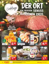 Gazetka promocyjna Netto Marken-Discount - Filial-Angebote - Gazetka - ważna od 24.12 do 24.12.2022 - strona 6 - produkty: bestpreis, chili, cocktail, direktsaft, eis, Elan, feta, fleisch, frischkäse, früchte, früchten, garnelen, Käse, leine, mandarine, mandarinen, ndk, nuss, reis, ring, saft, sauce, Ti, tomate, tomaten, wurst, wurst in selbstbedienung