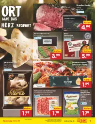 Gazetka promocyjna Netto Marken-Discount - Filial-Angebote - Gazetka - ważna od 24.12 do 24.12.2022 - strona 9 - produkty: angebot, bestpreis, bio, bohne, bohnen, brötchen, eis, erde, fleisch, gin, italienische pasta, kalbsschnitzel, korn, Mantel, parmigiano, parmigiano reggiano, pasta, reggiano, reis, salami, schinken, schnitzel, Speck, steak, steaks, teigwaren, Ti, Trüffel, wiener, wurst, wurst in selbstbedienung, ZTE