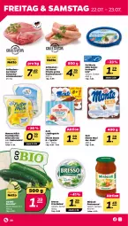 Gazetka promocyjna Netto - Woche 29 - Gazetka - ważna od 23.07 do 23.07.2022 - strona 30 - produkty: bio, braten, bratwurst, bresso, butter, buttermilch, filet, filets, frischkäse, frucht, grill, hering, Herings, heringsfilets, Käse, milch, Mirácoli, monte, pasta, ring, rostbratwurst, sahne, sauce, schinken, schinkenbraten, schwein, schweine, snack, Ti, wein, weine, wurst, zitrone, zott, Zott Monte, zucchini