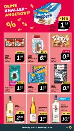 Gazetka promocyjna Netto - Woche 29 - Gazetka - ważna od 23.07 do 23.07.2022 - strona 7 - produkty: berliner, berliner luft, bonbons, Kinder, kinder riegel, knoppers, Lakritz, martini, mentos, milch, nutella, pralinen, riegel, Ti, toffifee, wein, weine