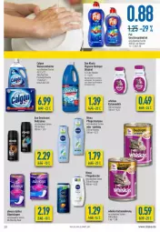 Gazetka promocyjna Diska - Prospekte - Gazetka - ważna od 15.01 do 15.01.2022 - strona 13 - produkty: Alwa, Always, axe, bio, biozidprodukte, body, bodyspray, calgon, dailies, deo, deodorant, dusche, flasche, geschirr, geschirrspülmittel, gin, hygiene-reiniger, katzenmilch, katzennahrung, LG, milch, nivea, pflegedusche, pril, Rauch, reiniger, rwe, shampoo, slip, slipeinlagen, spülmittel, spülung, Ti, wasser, wasserenthärter, whiskas