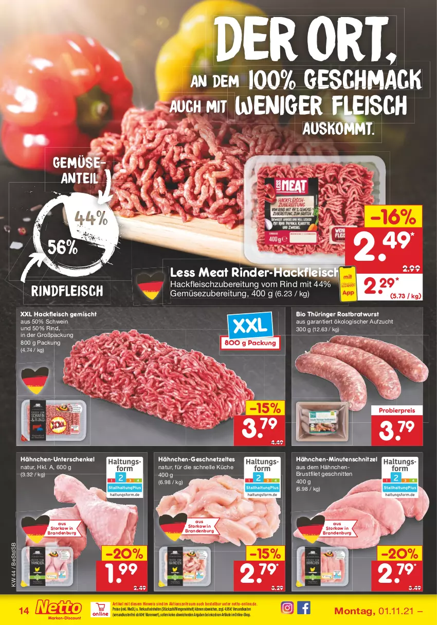 Aktueller Prospekt Netto Marken-Discount - Filial Angebote - von 01.11 bis 06.11.2021 - strona 14