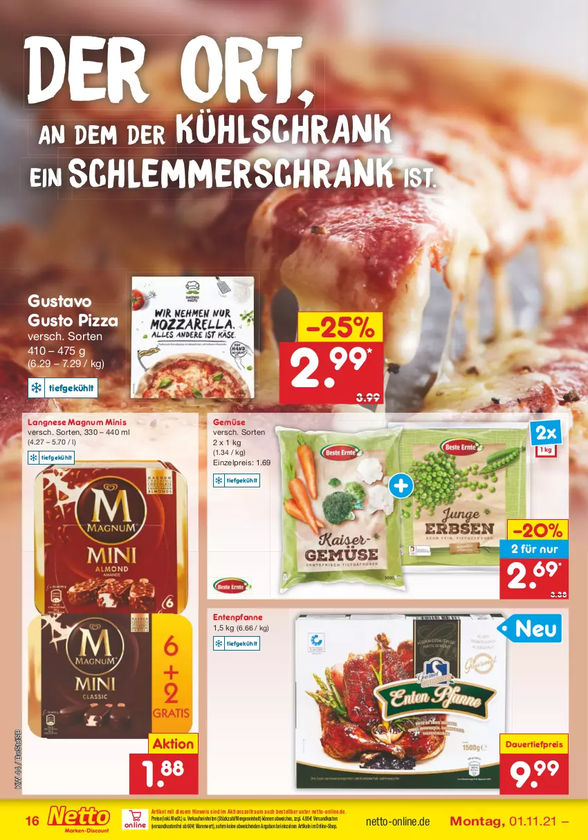 Aktueller Prospekt Netto Marken-Discount - Filial Angebote - von 01.11 bis 06.11.2021 - strona 16