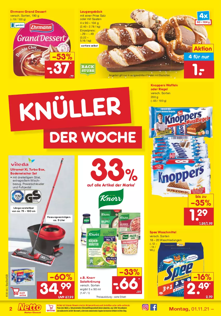 Aktueller Prospekt Netto Marken-Discount - Filial Angebote - von 01.11 bis 06.11.2021 - strona 2