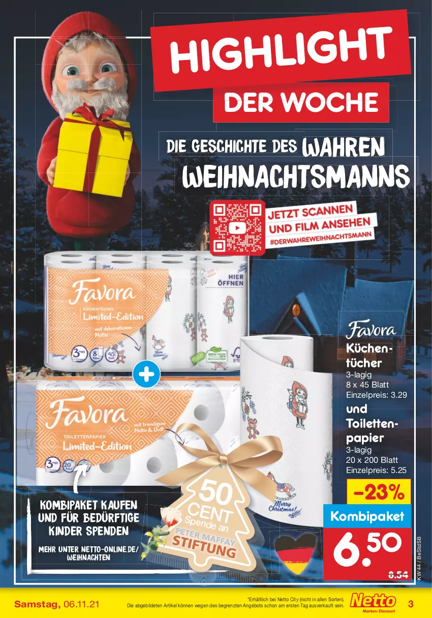 Aktueller Prospekt Netto Marken-Discount - Filial Angebote - von 01.11 bis 06.11.2021 - strona 3