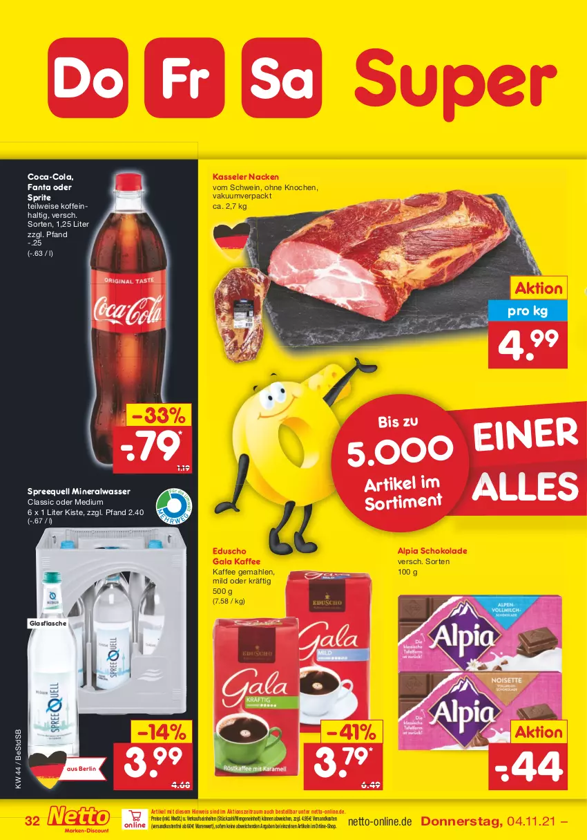 Aktueller Prospekt Netto Marken-Discount - Filial Angebote - von 01.11 bis 06.11.2021 - strona 32