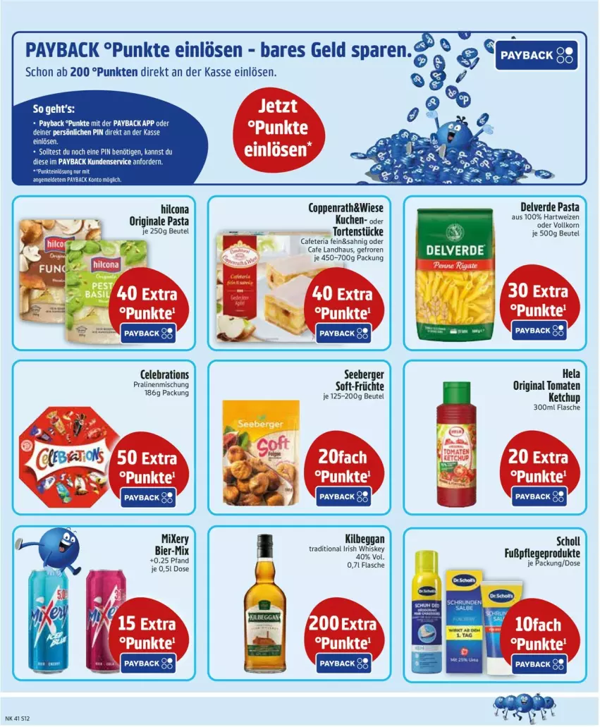 Aktueller Prospekt Edeka - Prospekte - von 05.10 bis 10.10.2026 - strona 14 - produkty: Berger, beutel, coppenrath, erde, flasche, früchte, gin, Hela, hilcona, kilbeggan, kuchen, Mixer, mixery, pasta, payback, pralinen, Ria, scholl, seeberger, Ti, tomate, tomaten, torte