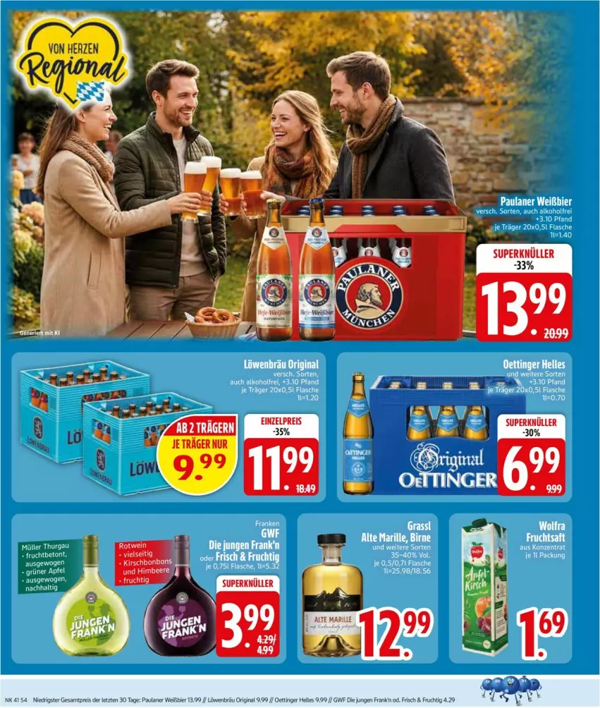 Aktueller Prospekt Edeka - Prospekte - von 05.10 bis 10.10.2026 - strona 6 - produkty: eis, frucht, reis, Ti