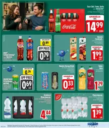 Gazetka promocyjna Edeka - Prospekte - Gazetka - ważna od 10.10 do 10.10.2026 - strona 24 - produkty: Alwa, amecke, citrus, coca-cola, cola, deka, drink, eis, energy drink, erfrischungsgetränk, fanta, flasche, frucht, fruchtsaft, getränk, glasflasche, Mezzo Mix, mineralwasser, orange, pepsi, reis, saft, Schwip Schwap, sprite, Ti, wasser, ZTE