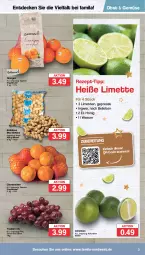 Gazetka promocyjna Famila - Prospekte - Gazetka - ważna od 17.12 do 17.12.2022 - strona 3 - produkty: beutel, clementinen, decke, Elefant, erdnüsse, honig, ingwer, limette, limetten, Mett, metten, obst, orange, orangen, rezept, rezept-tipp, Ti, trauben, wasser