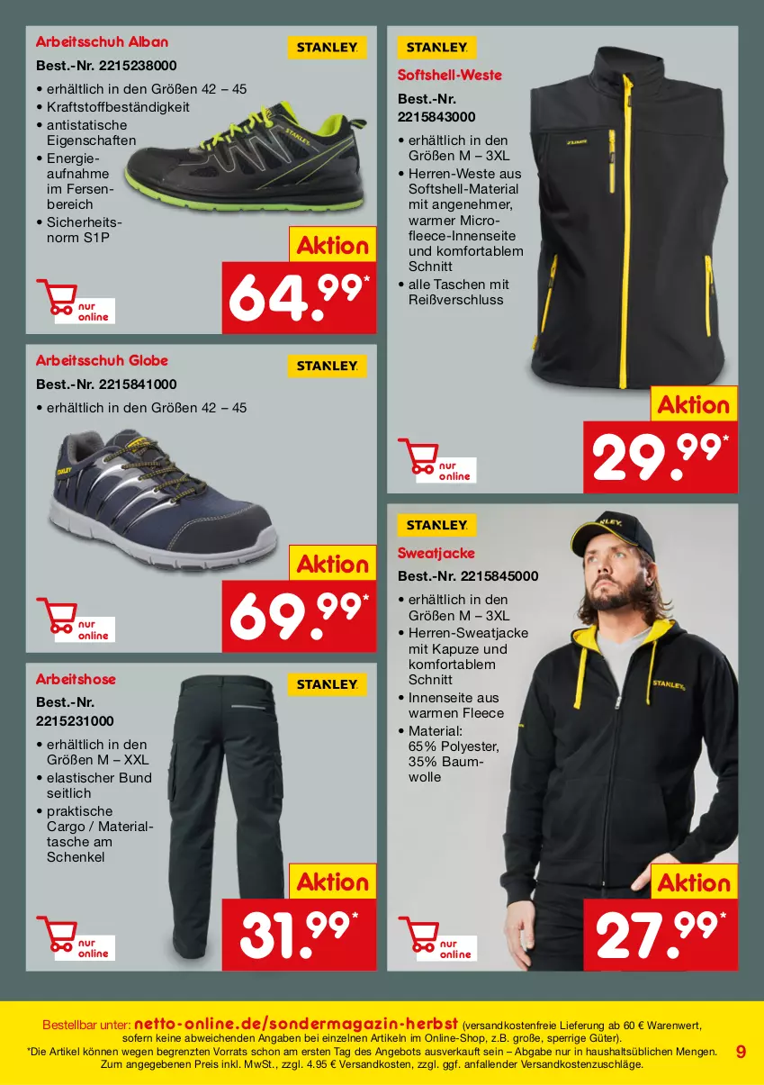 Aktueller Prospekt Netto Marken-Discount - Online-SondermagazinHerbst - von 02.09 bis 31.10.2021 - strona 9