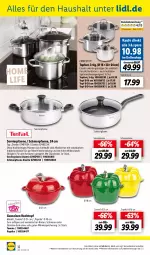 Gazetka promocyjna Lidl - Aktuelle Onlineshop-Highlights - Gazetka - ważna od 31.05 do 31.05.2023 - strona 32 - produkty: braten, decke, Deckel, dell, edelstahl, eis, ernesto, Glasdeckel, herdarten, Kochtopf, LG, Mode, ndk, paprika, pfanne, pfannen, reis, saft, schmorpfanne, spülmaschinen, Ti, tisch, tomate, topf, Topfset, ZTE