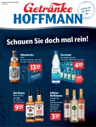 Gazetka promocyjna Getraenke Hoffmann - Prospekte - Gazetka - ważna od 17.04 do 17.04.2021 - strona 1 - produkty: Apple, Berger, burgunder, elle, Forstetal, frucht, jim beam, riesling, spätburgunder, Ti