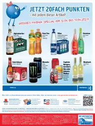 Gazetka promocyjna Getraenke Hoffmann - Prospekte - Gazetka - ważna od 17.04 do 17.04.2021 - strona 12 - produkty: abholpreise, Alpirsbacher, Alwa, angebot, angebote, Bad, Berger, burger, Cap, captain morgan, eis, Eisenbahn, elle, Früh Kölsch, fuze tea, getränk, getränke, gewinnspiel, gin, gordon, Gordon’s, gracioso, hamburger, Holz, johnnie walker, LG, maybach, mineralwasser, monster, natürliches mineralwasser, payback, reis, rel, rwe, Schwartau, Spiele, tee, Ti, vilsa, wasser, wedel, Weste, Yo