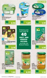 Gazetka promocyjna Kaufland - Prospekt - Gazetka - ważna od 19.07 do 19.07.2023 - strona 15 - produkty: angebot, angebote, apfel, apfelmus, auer, ball, Bau, Becher, bio, bioland, decke, doppelrahmstufe, emmentaler, frischkäse, gouda, hafer, joghur, joghurt, Käse, korn, kräuter, kräutern, mac, milch, müsli, obst, quark, sahne, schlagsahne, suppe, suppen, Ti, tisch, und gemüse