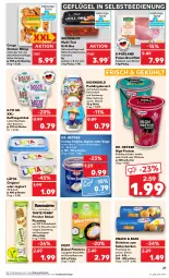 Gazetka promocyjna Kaufland - Prospekt - Gazetka - ważna od 19.07 do 19.07.2023 - strona 23 - produkty: ACC, angebot, angebote, baked potatoes, Becher, braten, brötchen, brustfilet, chia, chicken wings, creme, crème fraîche, dessert, dinkelmehl, Dr. Oetker, eis, espresso, filet, Geflügel, getränk, gin, grill, hähnchenflügel, joghur, joghurt, kaffee, kartoffel, kartoffeln, kräuter, kräutern, lätta, latte, latte macchiato, mac, macchiato, mehl, milch, milchreis, natur, oder espresso, olive, oliven, olivenöl, olivenöl extra, papier, pizza, Pizzateig, Popp, potatoes, pudding, purland, pute, reis, schoko, spielzeug, tante fanny, Ti, vanille, wiesenhof