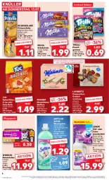 Gazetka promocyjna Kaufland - Prospekt - Gazetka - ważna od 19.07 do 19.07.2023 - strona 4 - produkty: Amber, angebot, bites, colorwaschmittel, de beukelaer, eis, felgen, frucht, fruchtgummi, fruchtgummis, gebäckmischung, gin, haselnuss, kakao, katzenfutter, korn, lambertz, lenor, LG, Manner, milka, milka schokolade, nuss, Pods, reis, sauce, schoko, schokolade, Softlan, Ti, trolli, trolli fruchtgummi, tuc, waffeln, waschmittel, weichspüler, whiskas, ZTE