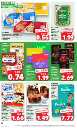 Gazetka promocyjna Kaufland - Prospekt - Gazetka - ważna od 19.07 do 19.07.2023 - strona 40 - produkty: angebot, auer, baguette, baguettes, brötchen, creme, Dickmann's, eis, erbsen, haselnuss, Haselnusscreme, hipp, junge erbsen, kakao, Kinder, lindt, milch, milka, mousse, nuss, pampers, pampers baby dry, Pants, reis, sauce, schoko, schokolade, storck, thomy, thomy les sauces, Ti, waffeln, weizenbrötchen, windeln, ZTE