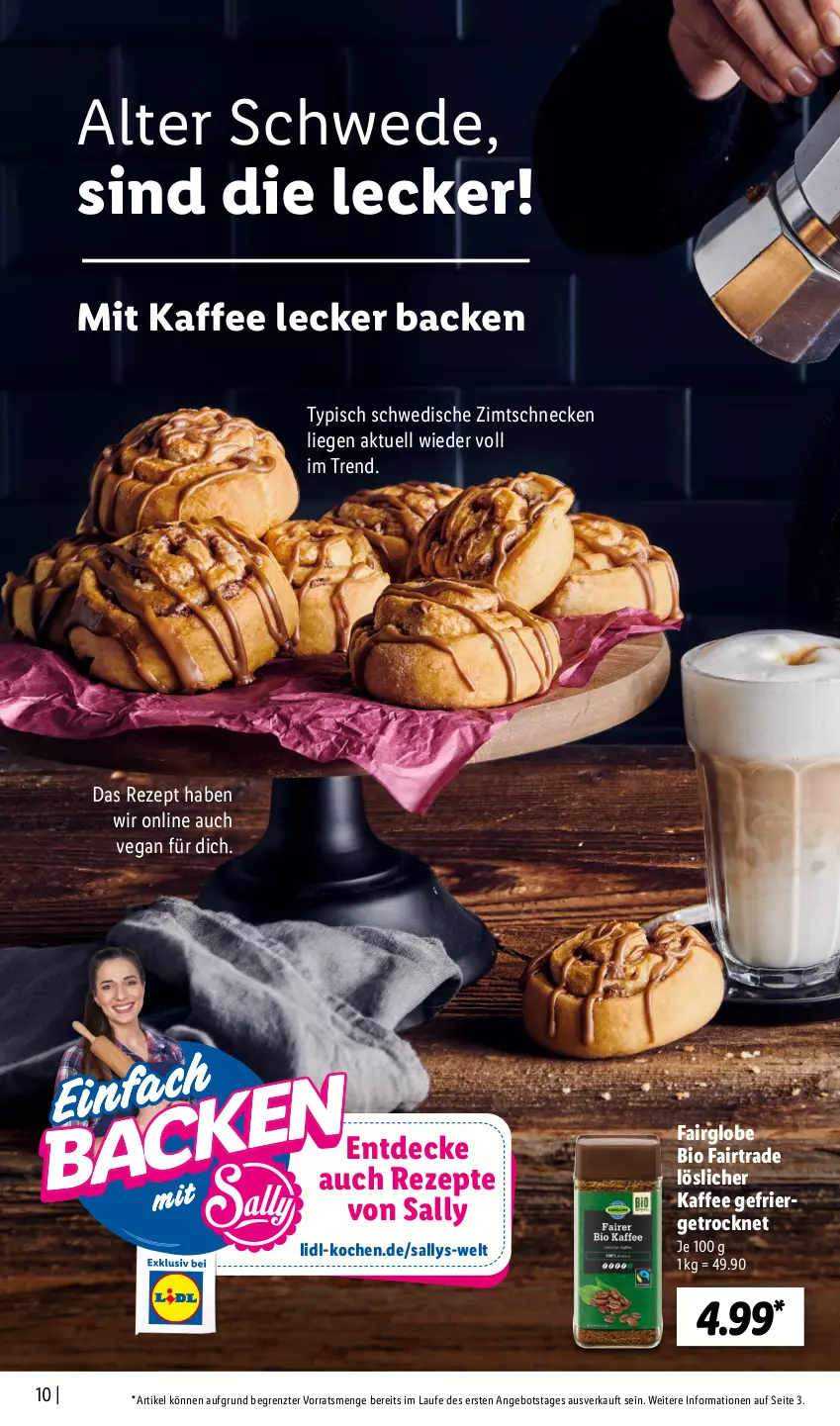 Aktueller Prospekt Lidl - Kaffee Magazin - von 25.09 bis 15.10.2022 - strona 10 - produkty: angebot, bio, decke, kaffee, Liege, löslicher kaffee, rezept, rezepte, Ti, ZTE