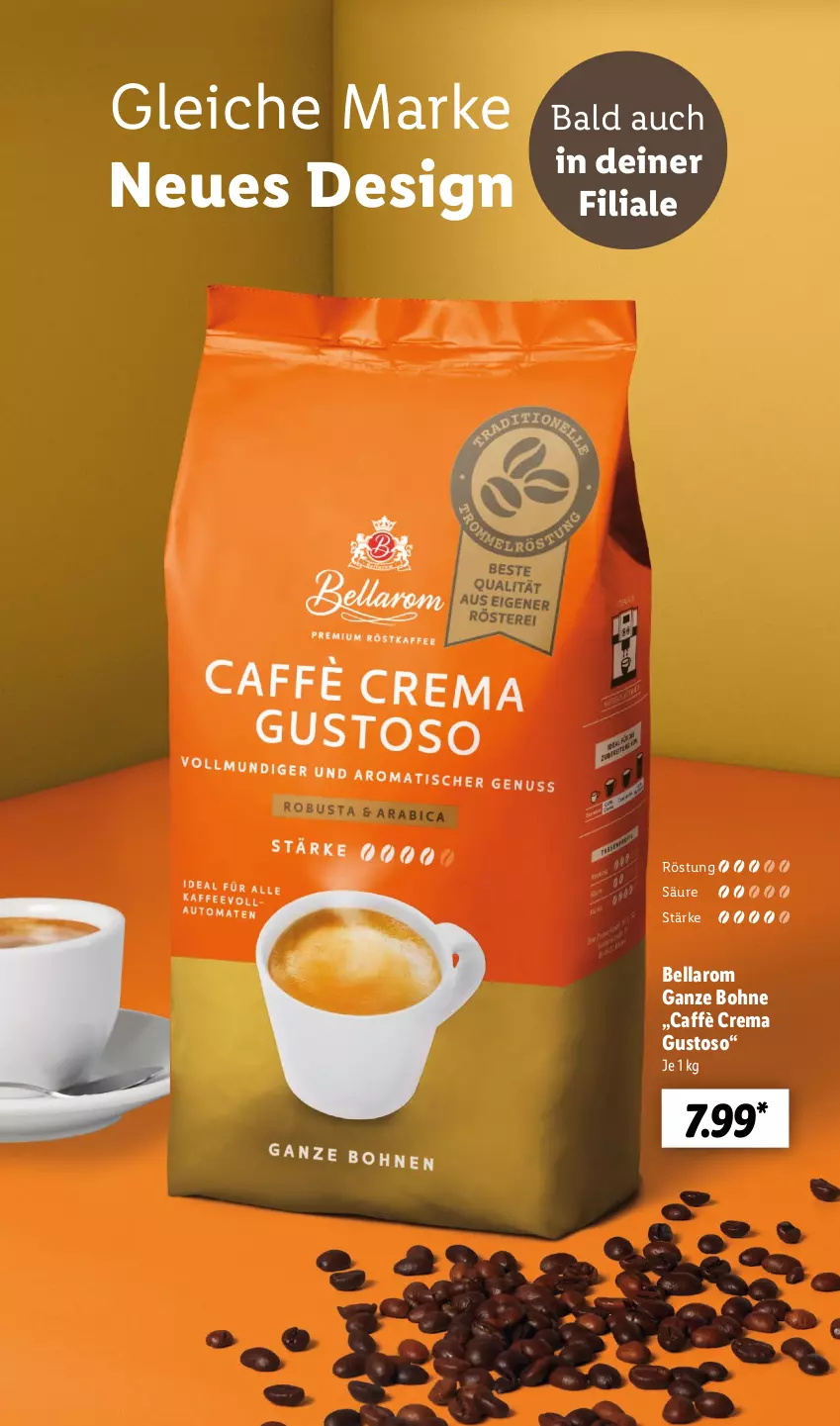 Aktueller Prospekt Lidl - Kaffee Magazin - von 25.09 bis 15.10.2022 - strona 20 - produkty: bohne, caffè crema