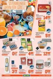 Gazetka promocyjna Metro - GastroJournal - Gazetka - ważna od 20.04 do 20.04.2022 - strona 2 - produkty: arla, arla buko, beutel, Blüte, blütenhonig, brötchen, Buko, butter, coppenrath, Croissant, ferrero, frischkäse, geback, Goldstücke, grünländer, honig, Käse, käsescheiben, leberwurst, mac, milch, nuss, nutella, rohschinken, schinken, schnitten, schnittkäse, schnittkäsescheiben, Ti, wurst
