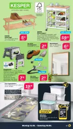 Gazetka promocyjna Netto - Woche 20 - Gazetka - ważna od 18.05 do 18.05.2024 - strona 17 - produkty: bambus, bügel, decke, Deckel, eis, flasche, hocker, kesper, kleid, kleider, kleiderbügel, küche, Küchen, lack, latte, Läufer, regal, reis, Ria, Rollenbox, schubladen, schuhregal, spiegel, teppich, Ti, uhr, Wandspiegel