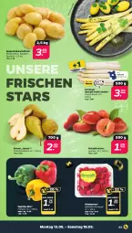 Gazetka promocyjna Netto - Woche 20 - Gazetka - ważna od 18.05 do 18.05.2024 - strona 3 - produkty: beere, beeren, Birnen, eis, Frühkartoffeln, himbeer, himbeere, himbeeren, kartoffel, kartoffeln, paprika, pfirsich, pfirsiche, plattpfirsiche, reis, spargel, speisefrühkartoffeln