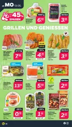 Gazetka promocyjna Netto - Woche 20 - Gazetka - ważna od 18.05 do 18.05.2024 - strona 6 - produkty: bacon, beutel, bratwurst, bruzzzler, eis, elle, filet, filets, fisch, fleisch, forelle, Frische Hähnchen, früchte, grill, hüftsteak, hummus, lachs, olive, oliven, pute, putenschnitzel, rel, salsiccia, schnitzel, schwein, schweine, steak, Tapas, Ti, veggie, wein, weine, wurst