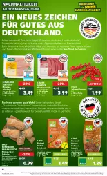 Gazetka promocyjna Kaufland - Prospekt - Gazetka - ważna od 11.09 do 11.09.2024 - strona 16 - produkty: angebot, beere, beeren, bier, bio, bioland, blume, blumen, brot, brötchen, brustfilet, chia, eis, filet, fleisch, fusilli, Germ, HP, johannisbeere, Johannisbeeren, jungbullen, korn, Kürbis, kürbiskerne, milch, minutenschnitzel, minutensteaks, nudel, nudeln, obst, Obst und Gemüse, purland, reis, schnitzel, Skyr, sonnenblume, sonnenblumen, spaghetti, Spezi, steak, steaks, Ti, und gemüse, weizenbrötchen, ZTE