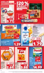 Gazetka promocyjna Kaufland - Prospekt - Gazetka - ważna od 11.09 do 11.09.2024 - strona 4 - produkty: angebot, balisto, classico, colorwaschmittel, ferrero, Ferrero Küsschen, Kinder, lenor, lenor weichspüler, mais, milch, nestlé, nuss, oder twix, orchidee, persil, pralinen, pril, riegel, schoko, schokolade, schokoriegel, snack, Ti, twix, vanille, vollmilch, waschmittel, weichspüler, ZTE