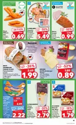 Gazetka promocyjna Kaufland - Prospekt - Gazetka - ważna od 11.09 do 11.09.2024 - strona 45 - produkty: angebot, angebote, Bau, brot, burger, eis, feinschmecker, fleisch, fleischwurst, Geflügel, grana, grana padano, gutfried, Hähnchenfleisch, Kaiser, Käse, kasseler, knoblauch, kotelett, kräuter, mehl, mit knoblauch, möhren, natur, oder kräuter, Ofen, padano, purland, Rana, rum, rwe, saft, schnitten, schnittkäse, schwein, Ti, Tilsiter, wein, weizenmischbrot, wurst