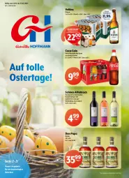 Gazetka promocyjna Getraenke Hoffmann - Prospekte - Gazetka - ważna od 23.04 do 23.04.2022 - strona 1 - produkty: angebot, angebote, Berger, coca-cola, cola, eis, fanta, gewürz, gin, grevensteiner, Mezzo Mix, oder sprite, pils, pilsener, reis, riesling, sprite, steiner, Ti, trolli, trollinger, veltins, veltins pilsener