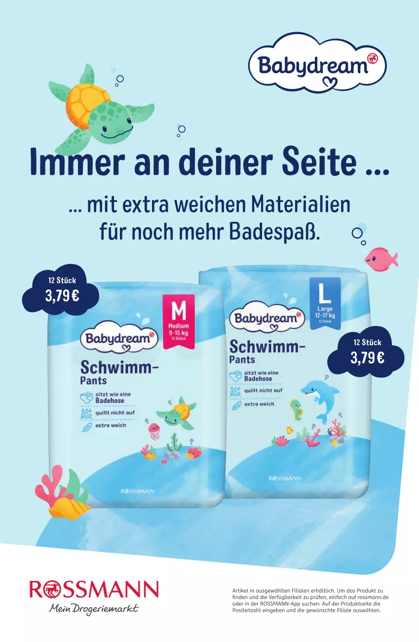 Aktueller Prospekt Rossmann - Prospekte - von 12.05 bis 06.07.2025 - strona 2 - produkty: babydream, Bad, Badehose, hose, leitz, Pants, Ria, Ti