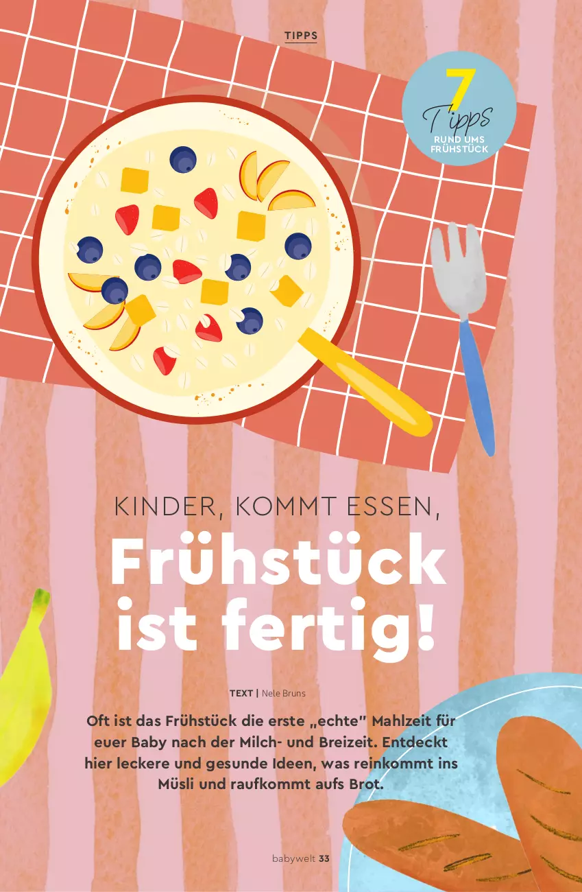 Aktueller Prospekt Rossmann - Prospekte - von 12.05 bis 06.07.2025 - strona 33 - produkty: Brei, brot, Kinder, milch, müsli, Ti
