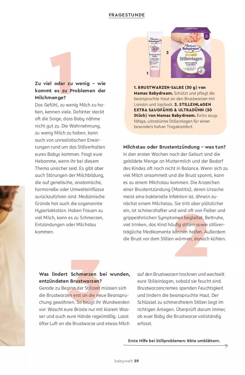 Aktueller Prospekt Rossmann - Prospekte - von 12.05 bis 06.07.2025 - strona 59 - produkty: asti, babydream, bett, creme, eis, elle, ente, erde, gin, mam, milch, perla, rum, sac, Ti, tisch, wasser