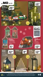 Gazetka promocyjna Netto - Woche 43 - Gazetka - ważna od 29.10 do 29.10.2022 - strona 14 - produkty: auer, batterie, batterien, Bau, Baumkerzen, Brei, eis, fernbedienung, kerze, laterne, Laufen, LED-Kerze, led-licht, leds, mit fernbedienung, reis, Ti, weihnachten, Weihnachtsbaum, ZTE