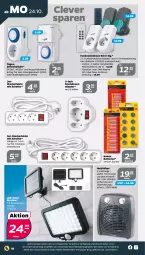 Gazetka promocyjna Netto - Woche 43 - Gazetka - ważna od 29.10 do 29.10.2022 - strona 18 - produkty: adapter, auer, aust, batterie, batterien, eier, eis, fernbedienung, leds, LG, Rauch, Ria, Schal, steckdose, Steckdosenadapter, thermostat, Ti, überhitzungsschutz, uhr, ZTE