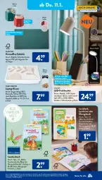 Gazetka promocyjna AldiSud - NÄCHSTE WOCHE - Gazetka - ważna od 13.01 do 13.01.2023 - strona 23 - produkty: aldi, Bau, baumwolle, buch, dell, eis, elle, Holz, kissen, Laptop, latte, led-tischleuchte, Leuchte, Mode, ndk, office, reis, Schal, Schale, schreibtisch, Schulblock, smartphone, Ti, tisch, tischleuchte, wolle