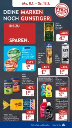 Gazetka promocyjna AldiSud - NÄCHSTE WOCHE - Gazetka - ważna od 13.01 do 13.01.2023 - strona 7 - produkty: aldi, aloe vera, barilla, Becher, bio, biozidprodukte, bresso, de beukelaer, eis, flasche, frischkäse, golden toast, hafer, jacobs, Käse, kraft, perwoll, pesto, pfeffer, pril, prinzenrolle, Rauch, reis, rwe, sandwich, Ti, toast, waschmittel, wolle