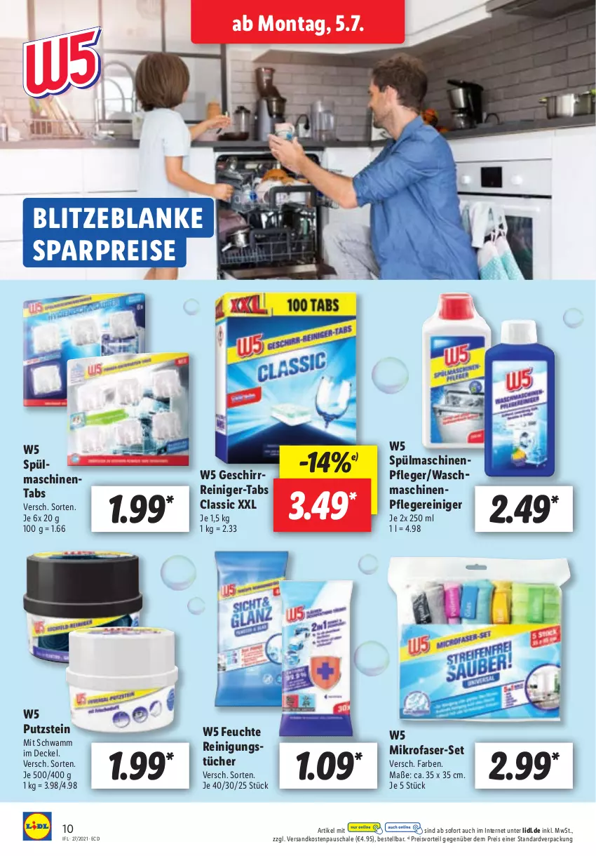 Aktueller Prospekt Lidl - Aktionsprospekt - von 05.07 bis 10.07.2021 - strona 10