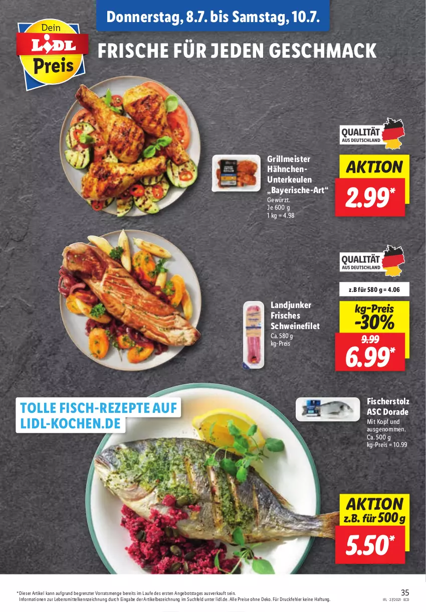 Aktueller Prospekt Lidl - Aktionsprospekt - von 05.07 bis 10.07.2021 - strona 35