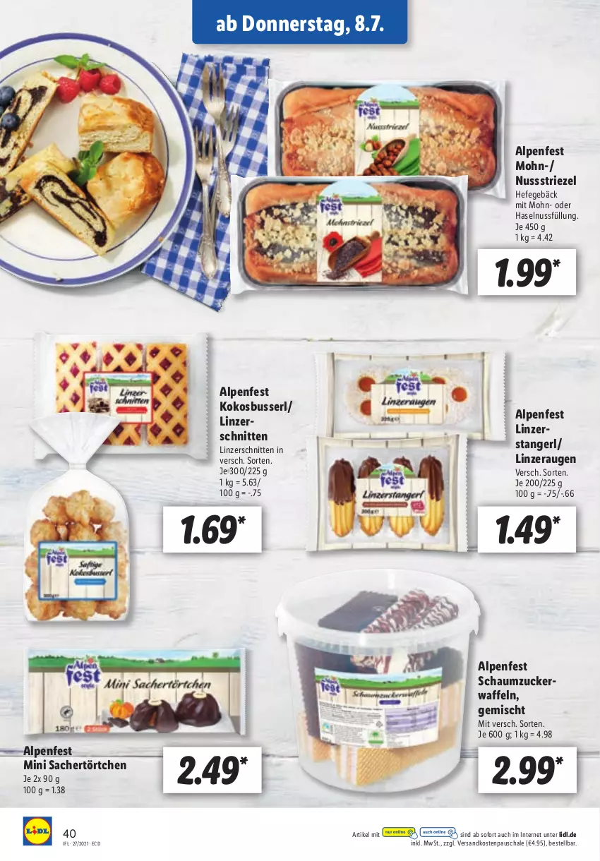 Aktueller Prospekt Lidl - Aktionsprospekt - von 05.07 bis 10.07.2021 - strona 40