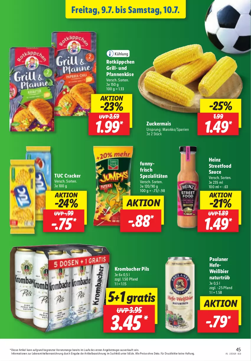 Aktueller Prospekt Lidl - Aktionsprospekt - von 05.07 bis 10.07.2021 - strona 45